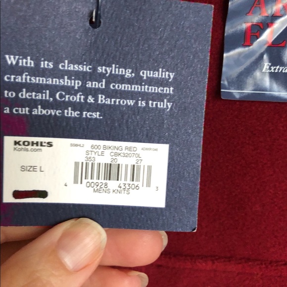 🆕 Croft & Barrow Fleece Pullover - Picture 6 of 7